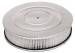  Parts -  Air Cleaner, Chrome 14" X 3" Performance Style -Paper Element and Recessed Base