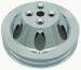 Chevrolet Parts -  Chevrolet Water Pump Pulley (Short Water Pump) Double Groove, Polished Aluminum Big Block Chevy