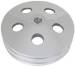 Chevrolet Parts -  Chevrolet Power Steering Pulley, Polished Aluminum, Early GM Double Groove