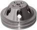 Chevrolet Parts -  Chevrolet Water Pump Pulley (Short Water Pump) Double Groove, Satin Aluminum, Small Block Chevy