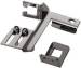  Parts -  Throttle Cable Bracket, Chrome 2bbl/4bbl, Adjustable w/Automatic Trans Kickdown