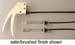  Parts -  Car Hood and Trunk Release Handle and Cable -Satin Finish Billet