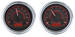 Chevrolet Parts -  Chevrolet Truck Dakota Digital - Vhx System With Chrome Bezel And Carbon Fiber Style Face - Red Backlight