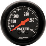  Parts -  Instrument Gauges - Auto Meter Z Series 2-1/16" Temp Gauge. Mechanical 140-280 Deg., Full Sweep