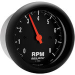  Parts -  Instrument Gauges - Auto Meter Z Series 3-3/8" 8,000 Rpm Tach. In-Dash Mount